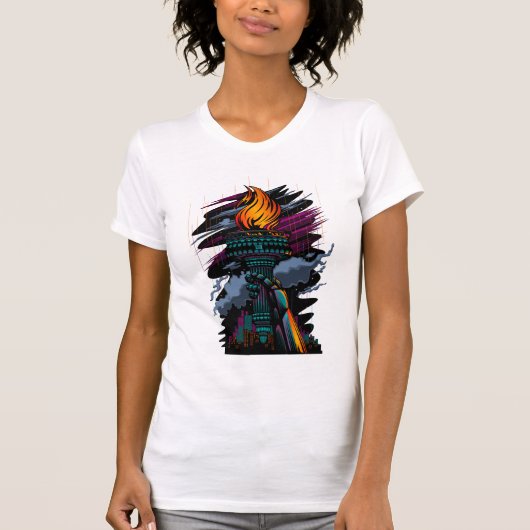 自由 Tシャツ (正面)