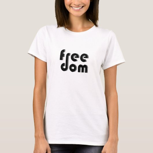 自由 Tシャツ (正面)