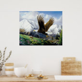 「自由」 UVキャンバス印刷 ポスター (キッチン)