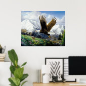 「自由」 UVキャンバス印刷 ポスター (ホームオフィス)