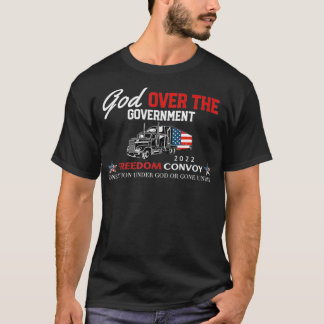 自由Convoy 2022政府に対する神 Tシャツ