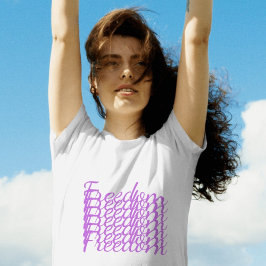 自由Tシャツのエコー Tシャツ