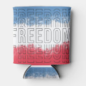 自由Tシャツ 缶クーラー (正面)