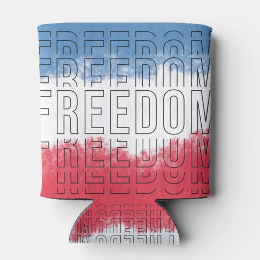 自由Tシャツ 缶クーラー (裏面)