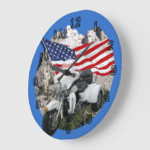 自由Trike ラージ壁時計 (傾斜)