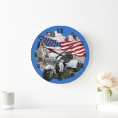 自由Trike ラージ壁時計 (ホーム)