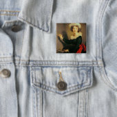 自画像1790年(キャンバスの油) 缶バッジ (インサイチュ)