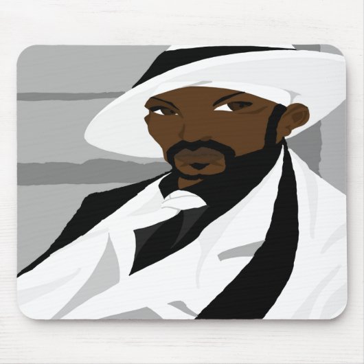 自画像6 (プロスケッチブック) マウスパッド (正面)