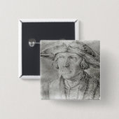 自画像6 缶バッジ (正面&裏面)