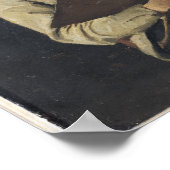 自画像、イーゼルの隣に座る、1825 ポスター (角)