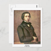 自画像。エドガー・デガス ポストカード (正面/裏面)