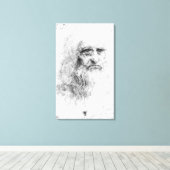 自画像 キャンバスプリント (インサイチュ (ウッドフロア))