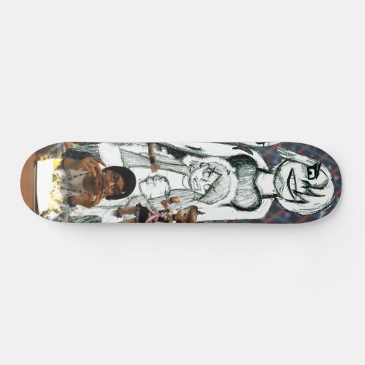 自画像(クリストファー土星) スケートボード (横)