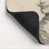 自画像 マウスパッド (コーナー)