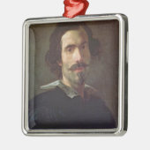 自画像 メタルオーナメント (左)