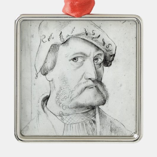 自画像 メタルオーナメント (正面)