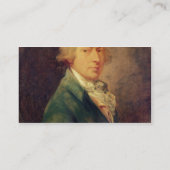 自画像、1787年(キャンバスの油) 2 名刺 (裏面)