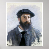 自画像， 1886, Claude Monet ポスター (正面)