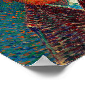 自画像(1887年)ヴィンセント・ヴァン・ゴッホ。レプリカ ポスター (角)