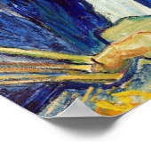 自画像（1889年）ヴィンセント・ヴァン・ゴッホ ポスター (角)