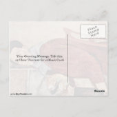 自画像。Amedeo Modigliani著 ポストカード (裏面)