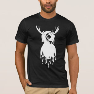 自画像: BLKシリーズで白い Tシャツ