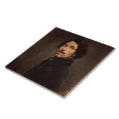 自画像、c.1840 (キャンバスの油) (16をまた見て下さい タイル (側面)