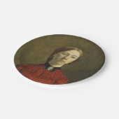 自画像（Gwen John著） ペーパープレート (アングル)