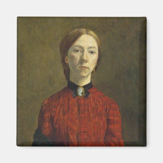 自画像（Gwen John著） マグネット (正面)