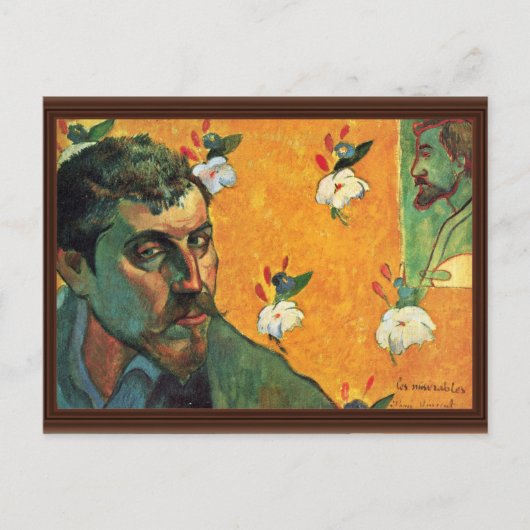 自画像(Les Miserablesの役割でプロ ポストカード (正面)