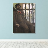 自画像Sainte-Pelagie, 1871 キャンバスプリント (インサイチュ (ウッドフロア))