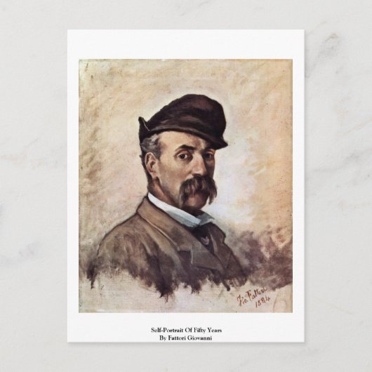 自画50年像ジョバンニ ポストカード (正面)
