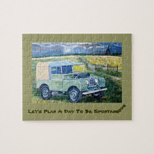 自発のジグソーパズルはあるために日を計画しよう ジグソーパズル (横)