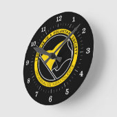 自発時計 ラウンド壁時計 (傾斜)