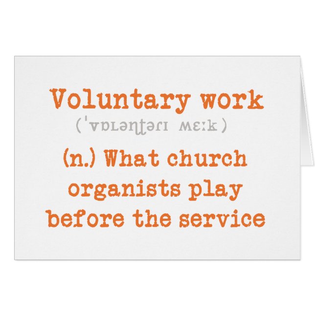 自発的な仕事カード (正面横)