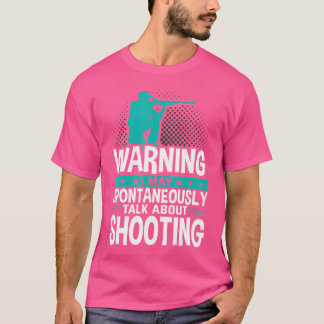 自発的に射撃、 発砲 Tシャツ