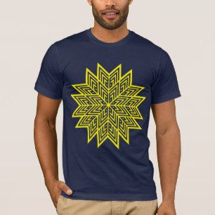 自発順序のグラフィックのワイシャツ Tシャツ