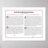 自白した後の司祭の祈りの言葉 ポスター (正面)