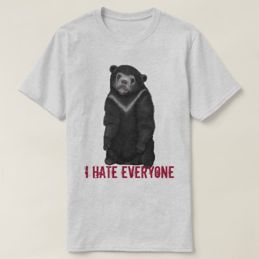 自白は免れぬ Tシャツ (デザイン正面)