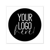 自社のビジネスカスタムラウンドロゴの作成 セルフインキングスタンプ (デザイン)