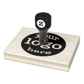 自社のビジネスカスタムロゴを大きく作成 ラバースタンプ (スタンプ)