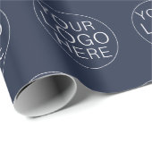 自社のビジネスパーソナライズされたロゴの作成 ラッピングペーパー (ロールコーナー)