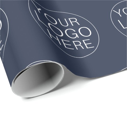 自社のビジネスパーソナライズされたロゴの作成 ラッピングペーパー (ロールコーナー)