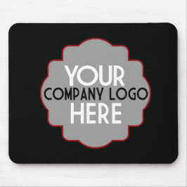 自社のビジネスロゴを使用する会社のカスタムイベント青 マウスパッド