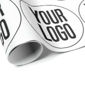 自社のビジネスロゴパターンを作成する ラッピングペーパー (ロールコーナー)