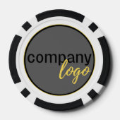 自社のロゴブランドサークル事業会社の作成 ポーカーチップ (裏面)