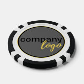 自社のロゴブランドサークル事業会社の作成 ポーカーチップ (シングル)
