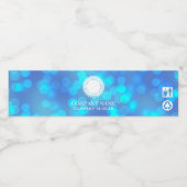 自社ブランドのボトル入り水ラベルの作成 ペットボトルラベル (シングルラベル)