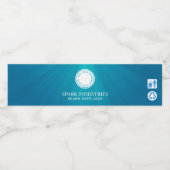 自社ブランドのボトル入り水ラベルの作成 ペットボトルラベル (シングルラベル)