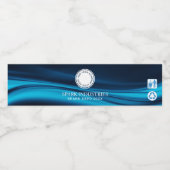 自社ブランドのボトル入り水ラベルの作成 ペットボトルラベル (シングルラベル)